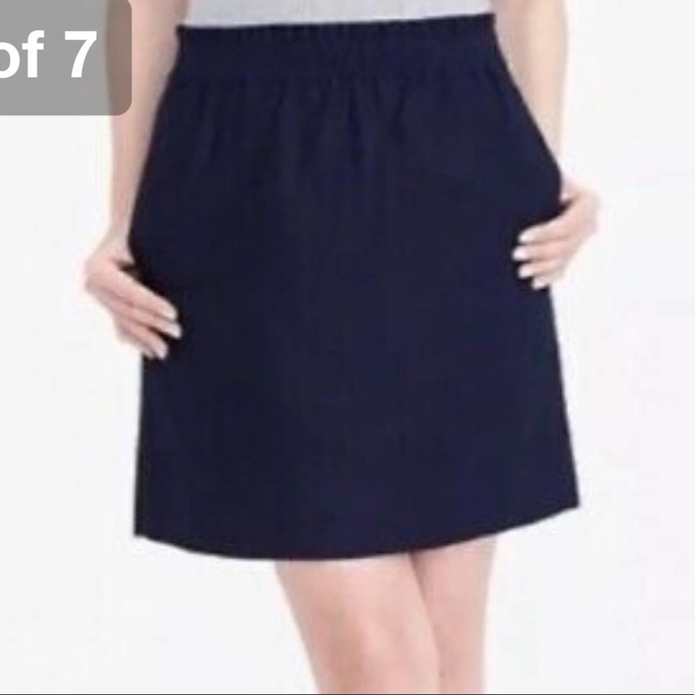 J. Crew sidewalk linen lined skirt #41575